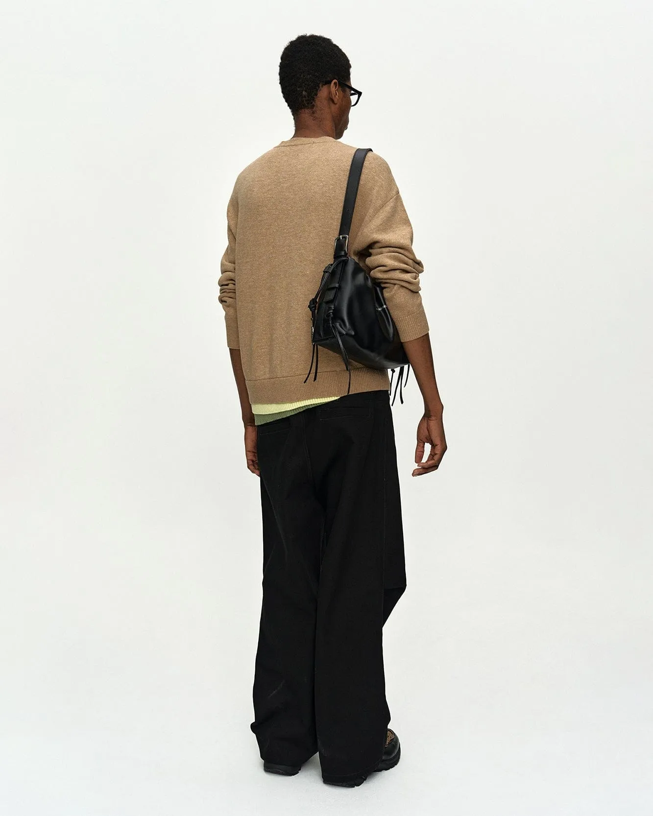 LAYERED CARDIGAN atb1411m(CAMEL) sold by Andersson Bell product image thumbnail 4