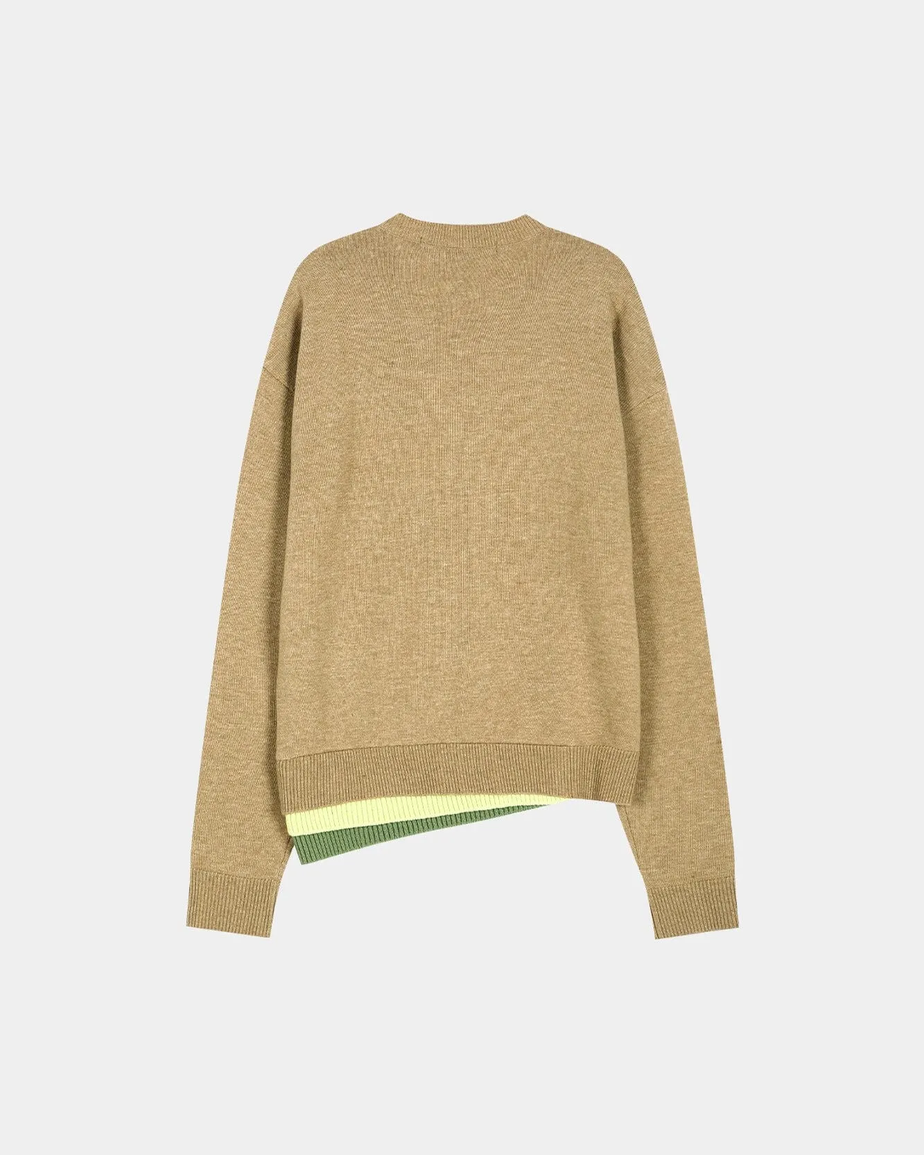 LAYERED CARDIGAN atb1411m(CAMEL) sold by Andersson Bell product image thumbnail 3