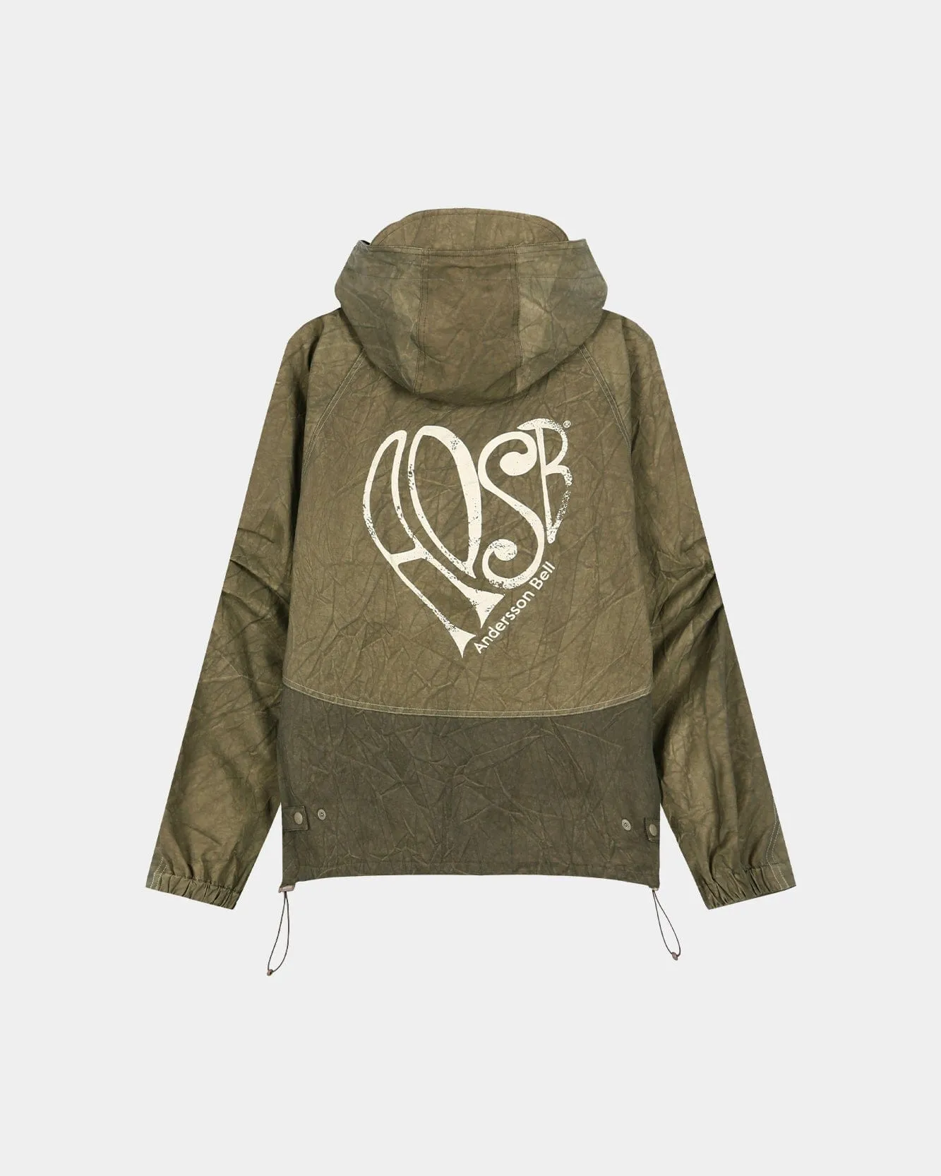 UNISEX TIE-DYED BEACH SHELL JACKET awa746u(BEIGE) sold by Andersson Bell product image thumbnail 3