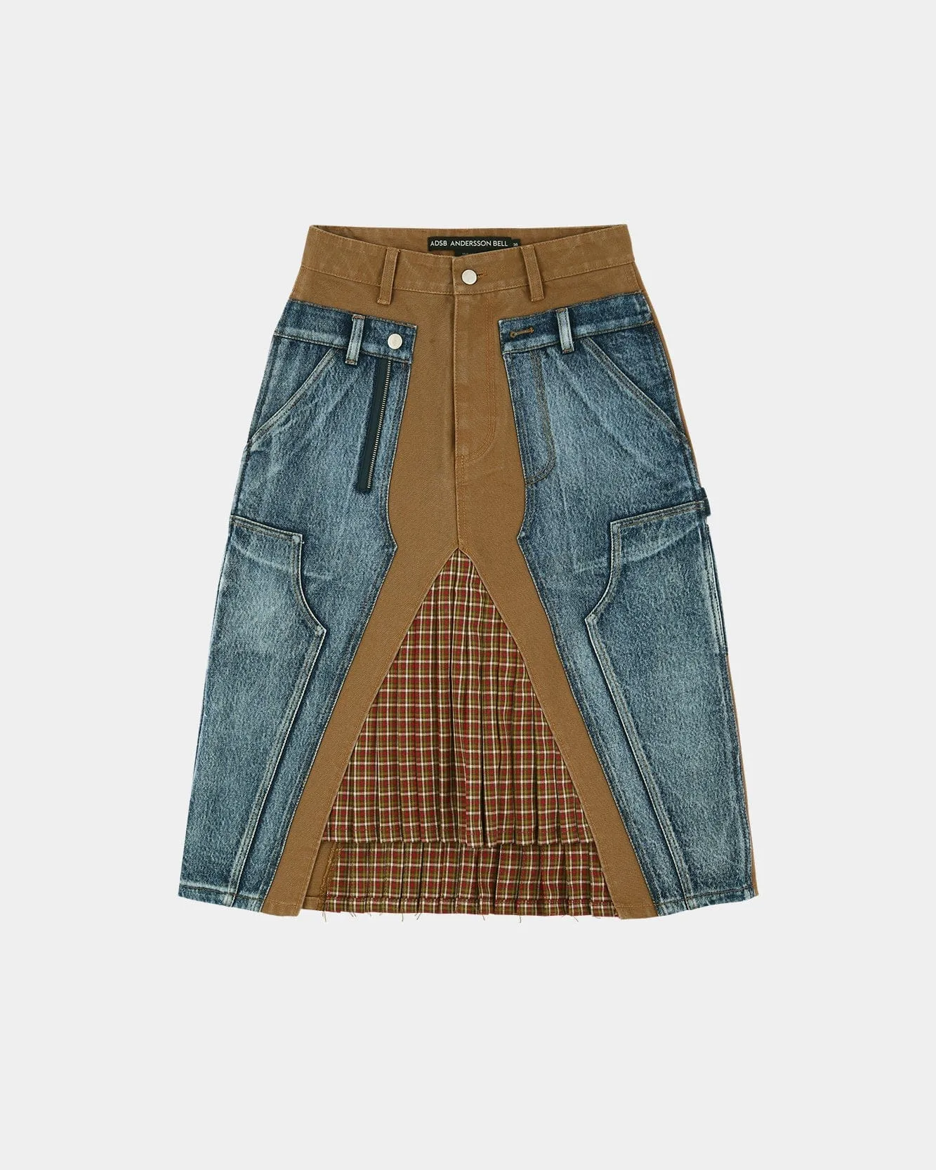 CARPENTER DECONSTRUCTED PLEATS SKIRT apa886w(HAMILTON BROWN) sold by Andersson Bell product image thumbnail 2