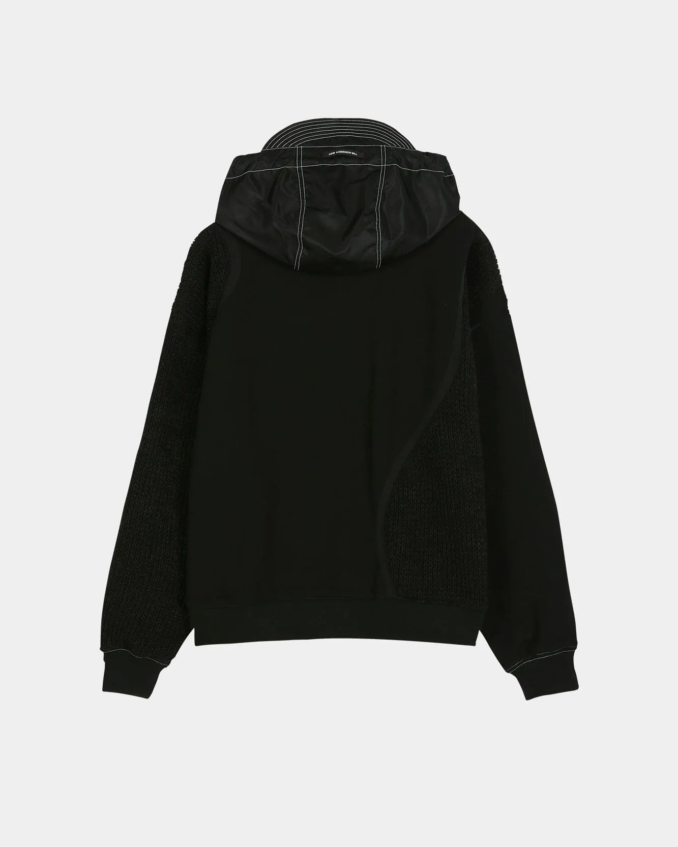 DETACHABLE BALACLAVA SWEATSHIRT atb1424m(BLACK) sold by Andersson Bell product image thumbnail 3