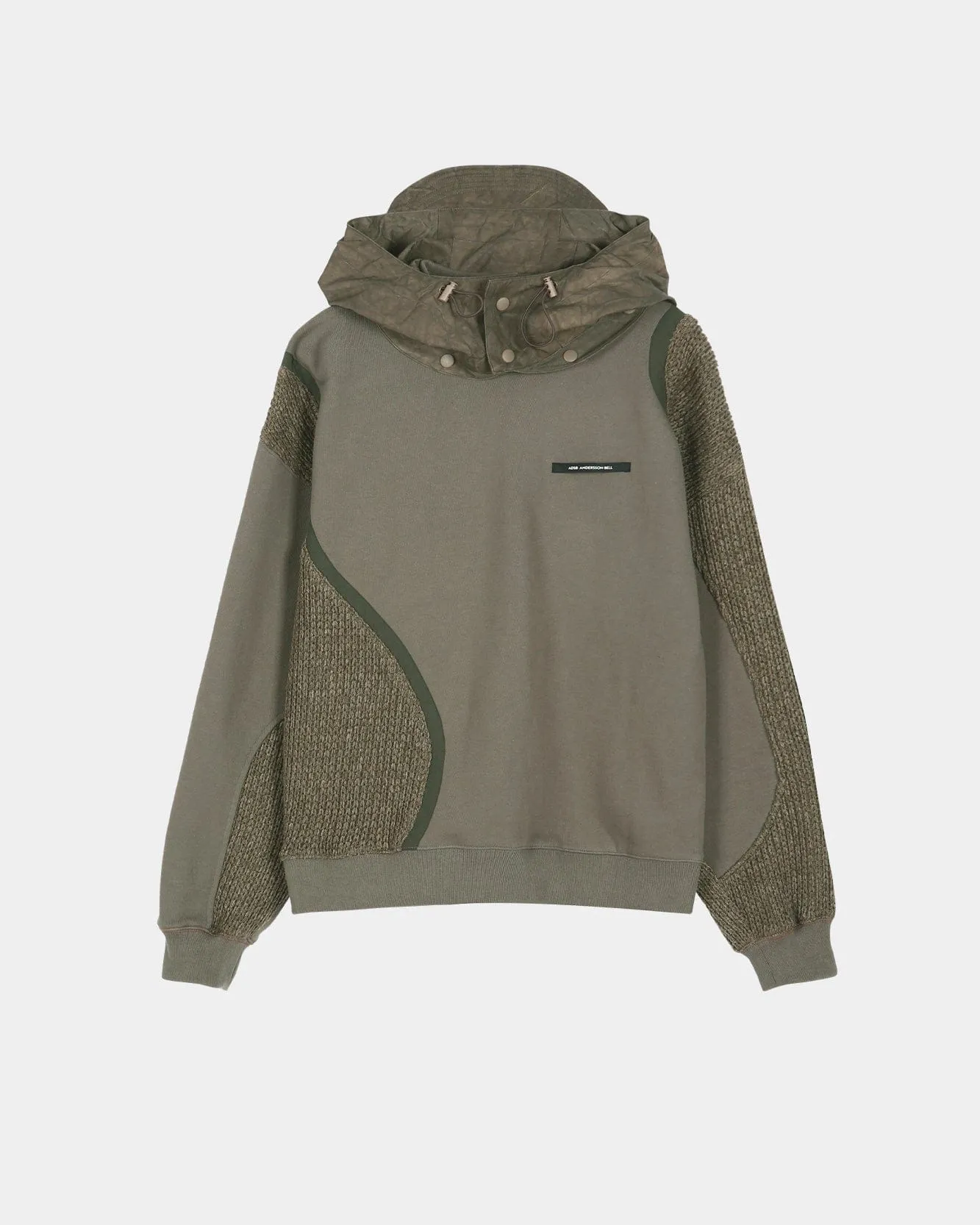 DETACHABLE BALACLAVA SWEATSHIRT atb1425m(KHAKI) sold by Andersson Bell product image thumbnail 2