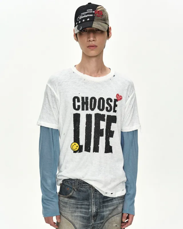(ESSENTIAL) UNISEX CHOOSE LIFE T-SHIRT atb1547u(WHITE) sold by Andersson Bell