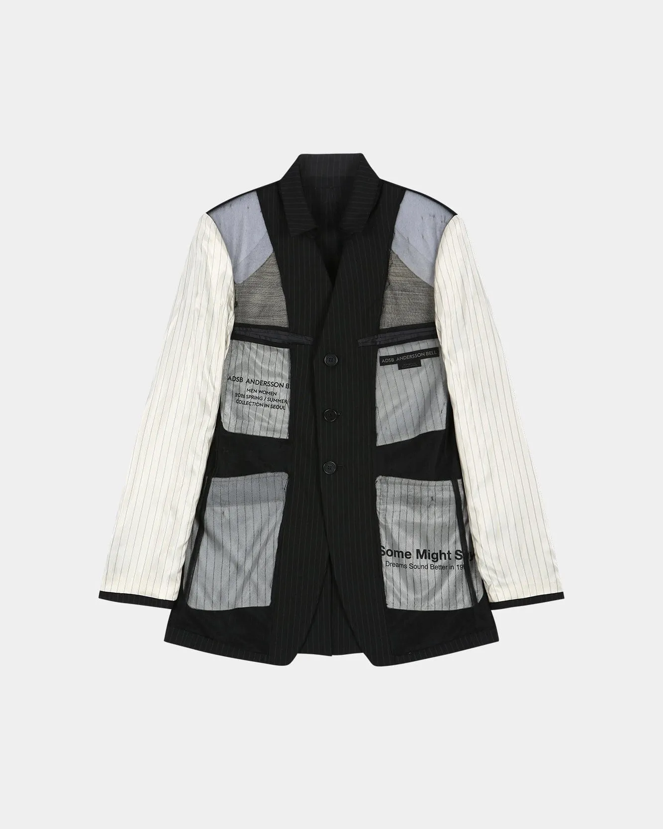 REVERSIBLE INSIDE-OUT BLAZER awa764w(BLACK) sold by Andersson Bell product image thumbnail 2