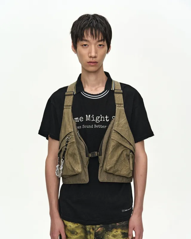 TIE-DYED VEST BACKPACK aaa536m(MOSS KHAKI) made by Andersson Bell