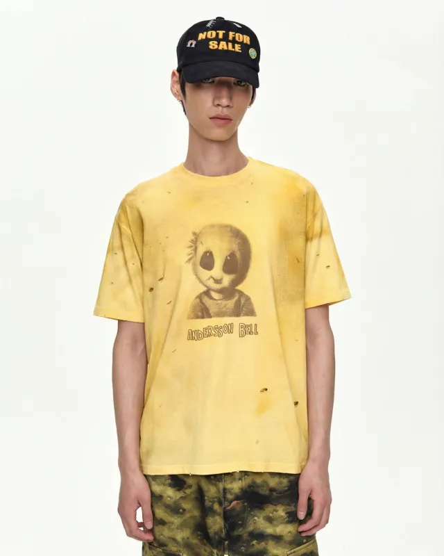 UNISEX ALIEN MACHINERY T-SHIRT atb1583u(YELLOW) sold by Andersson Bell