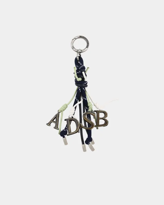 INITIAL VINE KEYCHAIN aaa541u(NAVY/GREEN) made by Andersson Bell