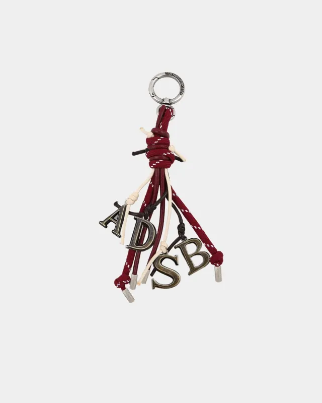 INITIAL VINE KEYCHAIN aaa541u(WINE/YELLOW) made by Andersson Bell