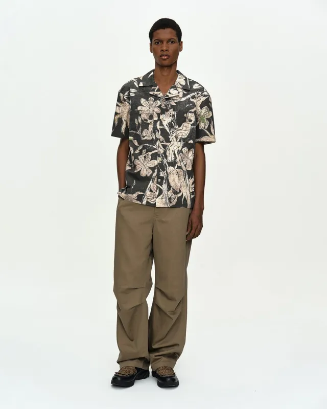 CUT-OUT WRAP WIDE-LEG TROUSERS apa868m(BEIGE) made by Andersson Bell