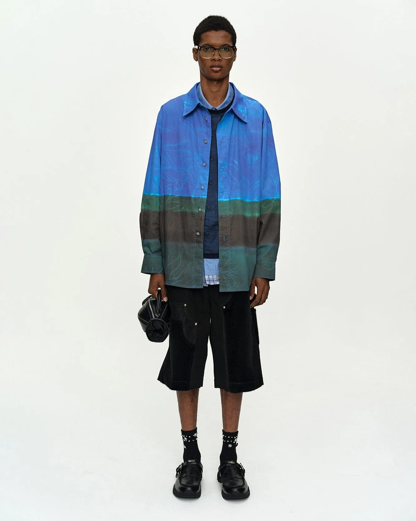 ROTHCO GRADIENT PRINTED SHIRT atb1530m(BLUE) sold by Andersson Bell