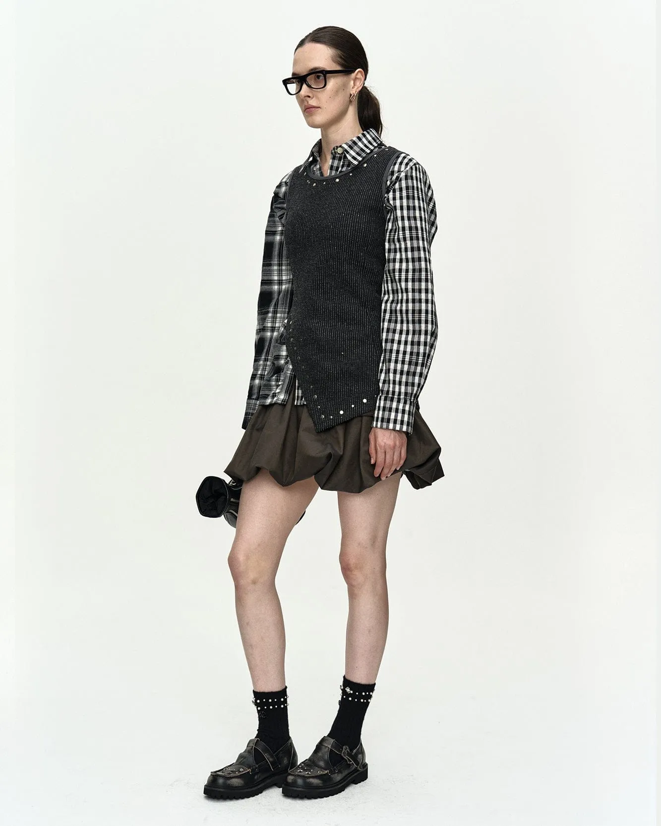 HOT-FIX TANK TOP atb1504w(CHARCOAL) sold by Andersson Bell product image thumbnail 5