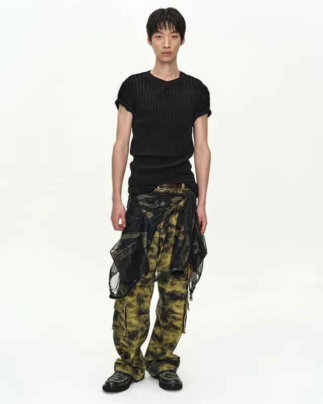 FORD KNIT SLEEVELESS atb1535m(BLACK) made by Andersson Bell