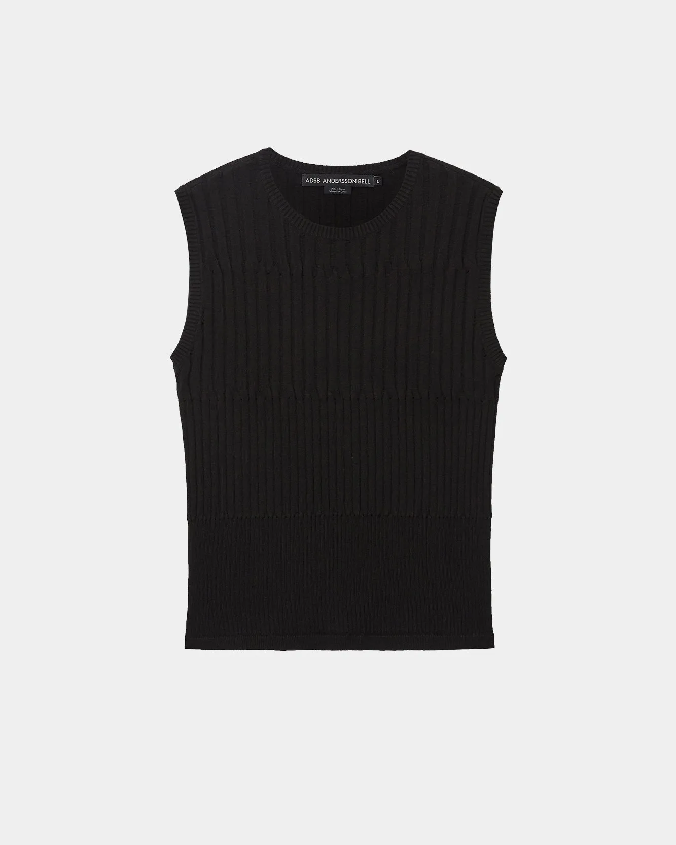 FORD KNIT SLEEVELESS atb1535m(BLACK) sold by Andersson Bell product image thumbnail 2