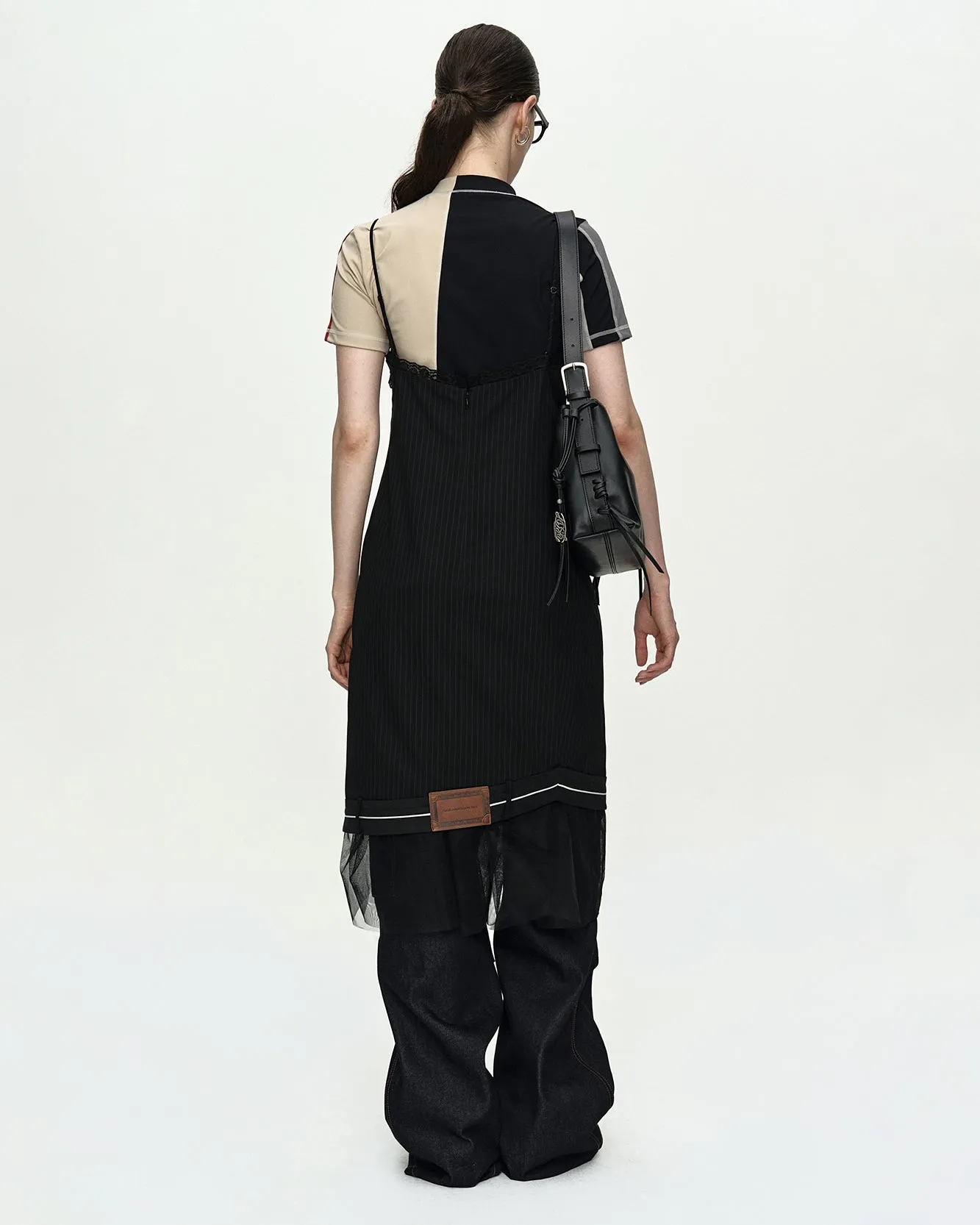 UPSIDE-DOWN DRESS atb1521w(BLACK) sold by Andersson Bell product image thumbnail 5