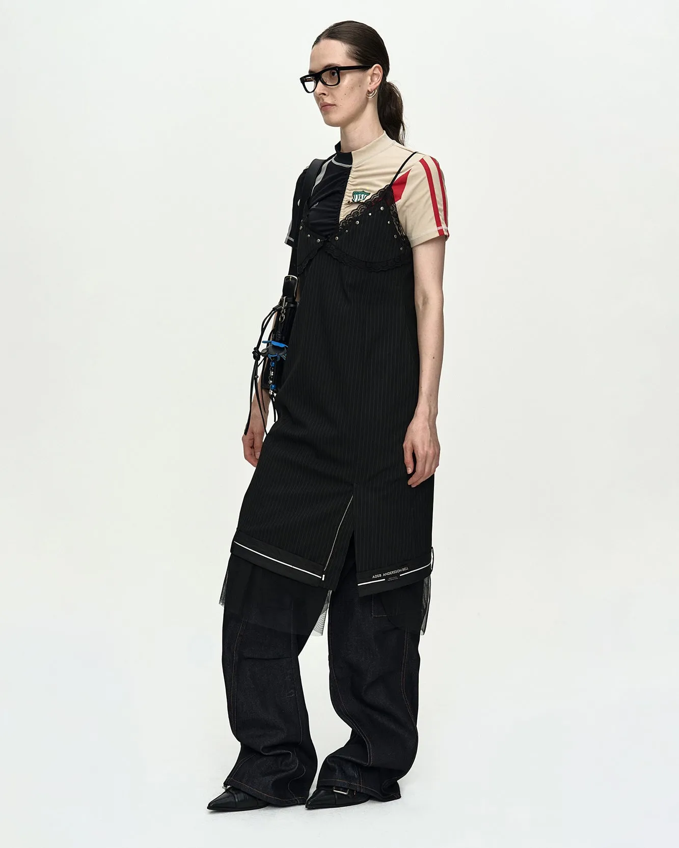 UPSIDE-DOWN DRESS atb1521w(BLACK) sold by Andersson Bell product image thumbnail 4