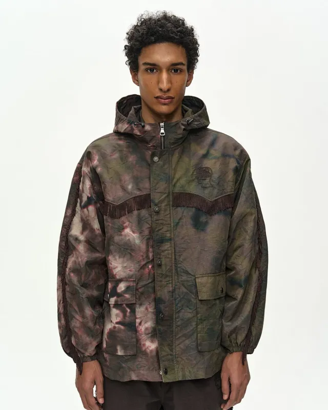 ANDERSSON BELL X BRAIN DEAD TIE-DYED HOODED JUMPER awa745m(BROWN) made by Andersson Bell