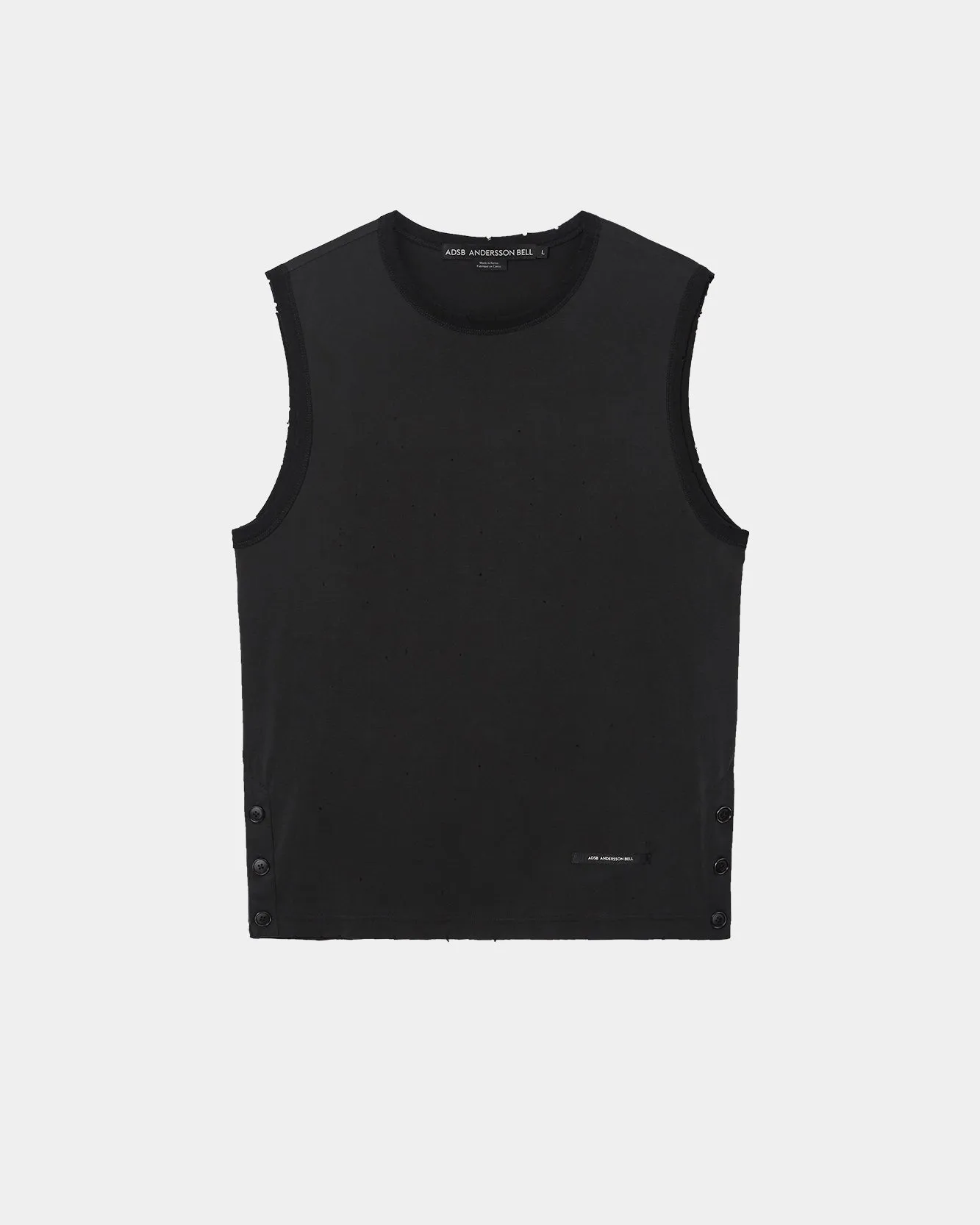 BRIT DAMAGED SLEEVELESS atb1544m(CHARCOAL) sold by Andersson Bell product image thumbnail 2