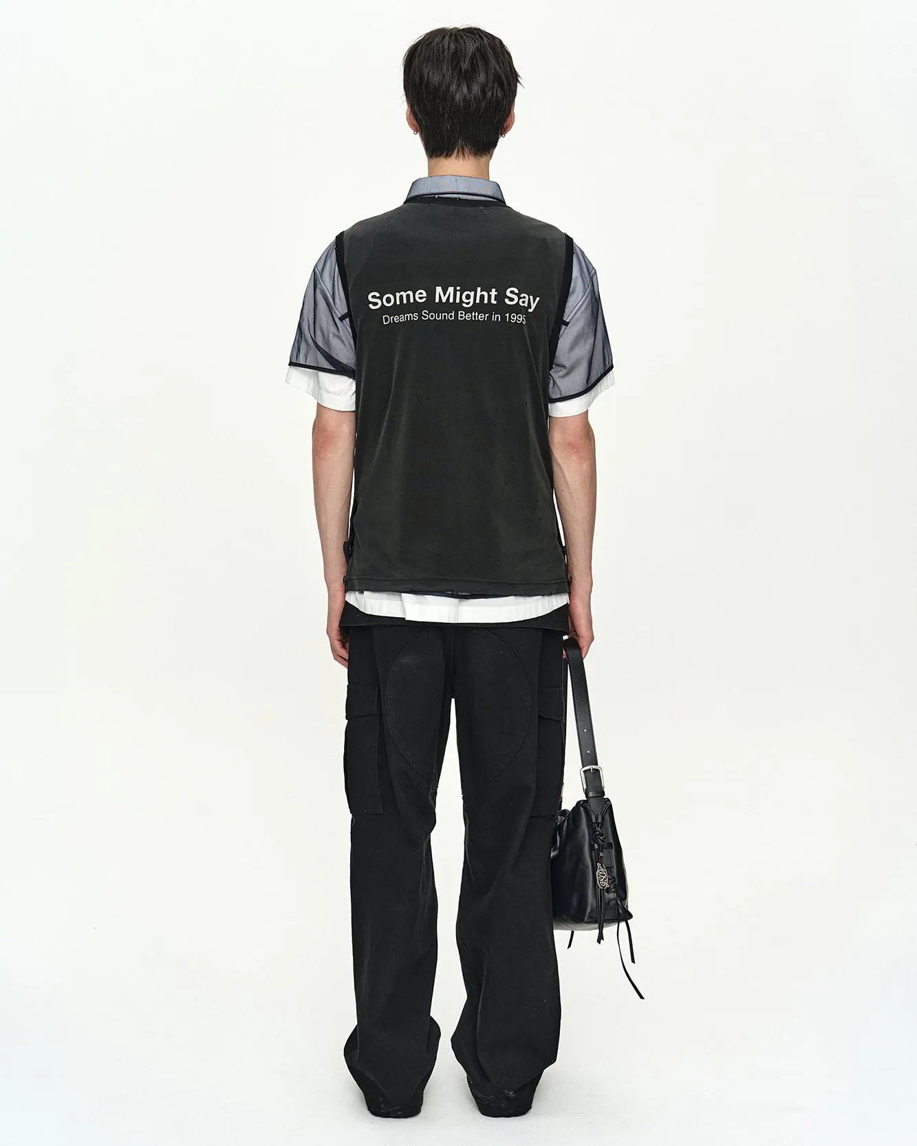BRIT DAMAGED SLEEVELESS atb1544m(CHARCOAL) sold by Andersson Bell product image thumbnail 5