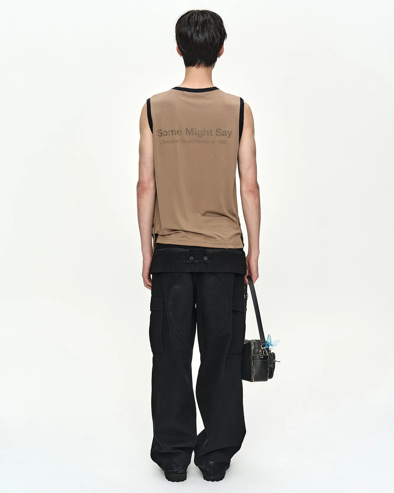 BRIT DAMAGED SLEEVELESS atb1544m(BEIGE) sold by Andersson Bell product image thumbnail 4