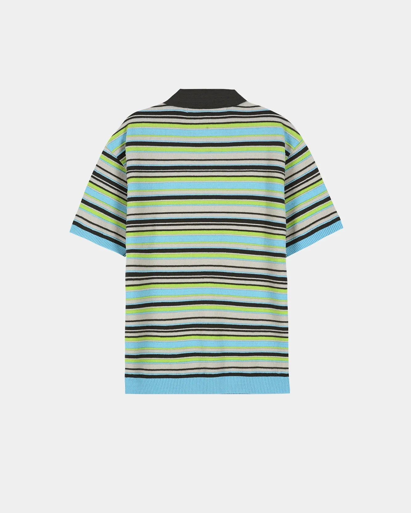 STRIPE WOOL POLO SWEATER atb1462m(SKY BLUE) sold by Andersson Bell product image thumbnail 3