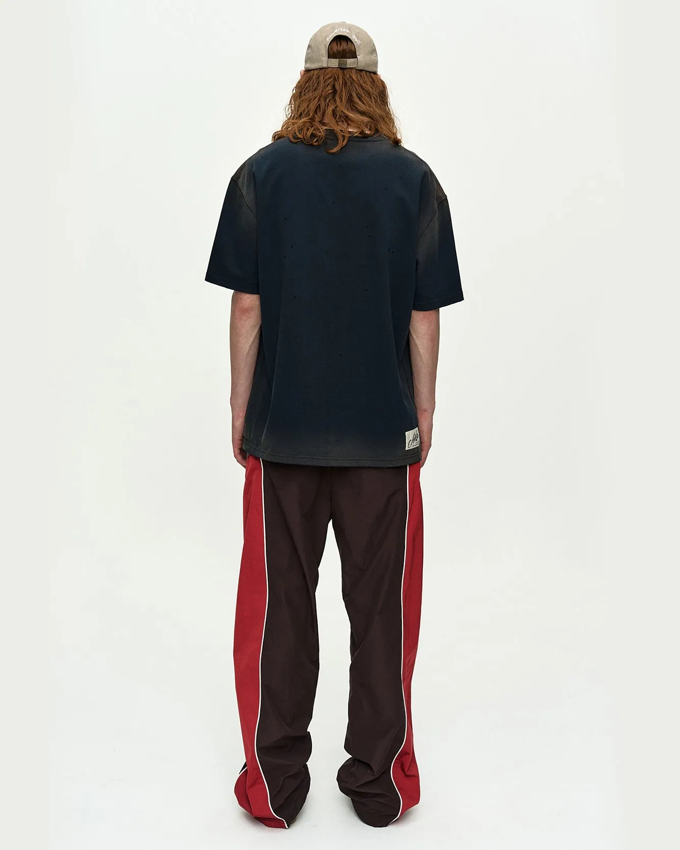 GRADIENT DAMAGE WASHED T-SHIRT atb1440m(NAVY) sold by Andersson Bell product image thumbnail 5
