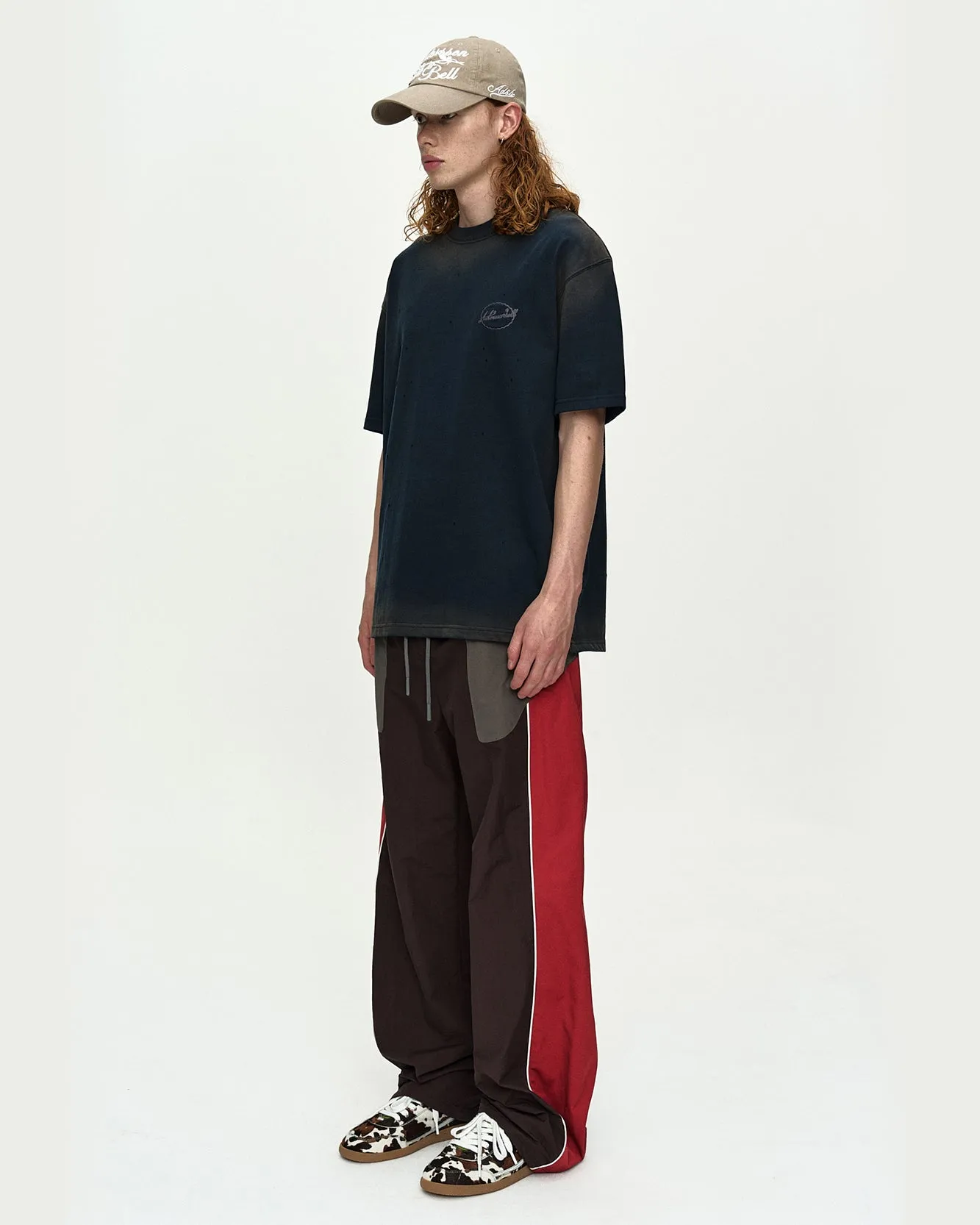 GRADIENT DAMAGE WASHED T-SHIRT atb1440m(NAVY) sold by Andersson Bell product image thumbnail 4