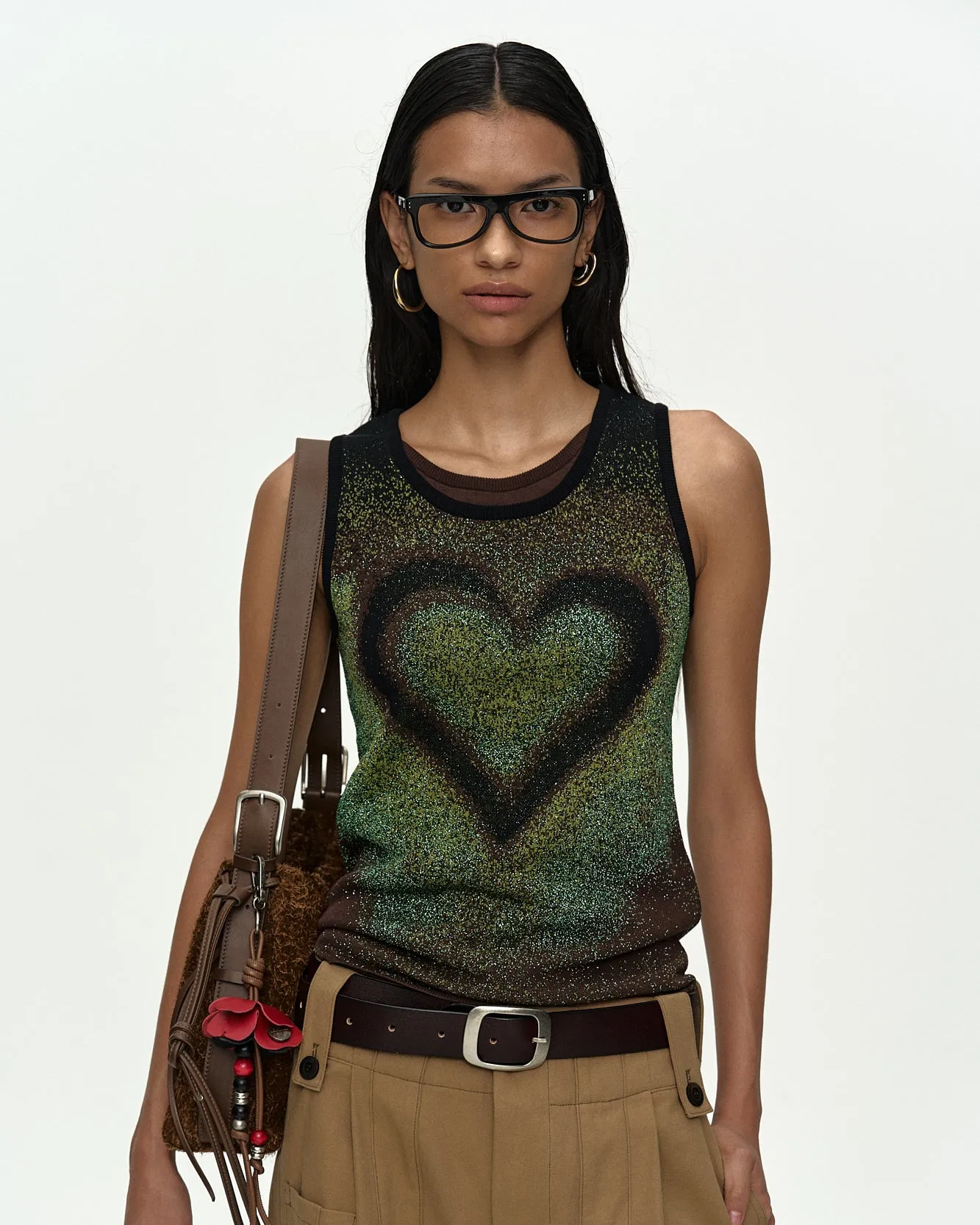 AIRBRUSH LOVE TANK TOP atb1477w(GREEN) sold by Andersson Bell