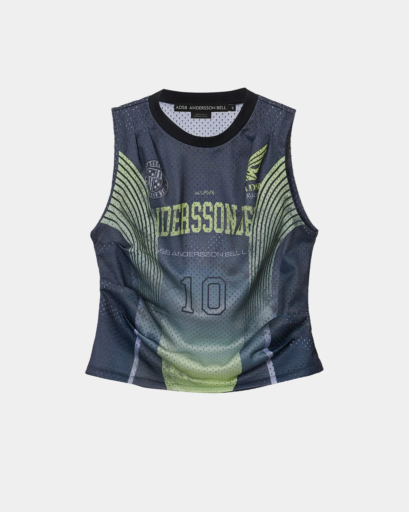 RACING REWORKED SLEEVELESS atb1575w(GREEN/BLACK) sold by Andersson Bell product image thumbnail 2
