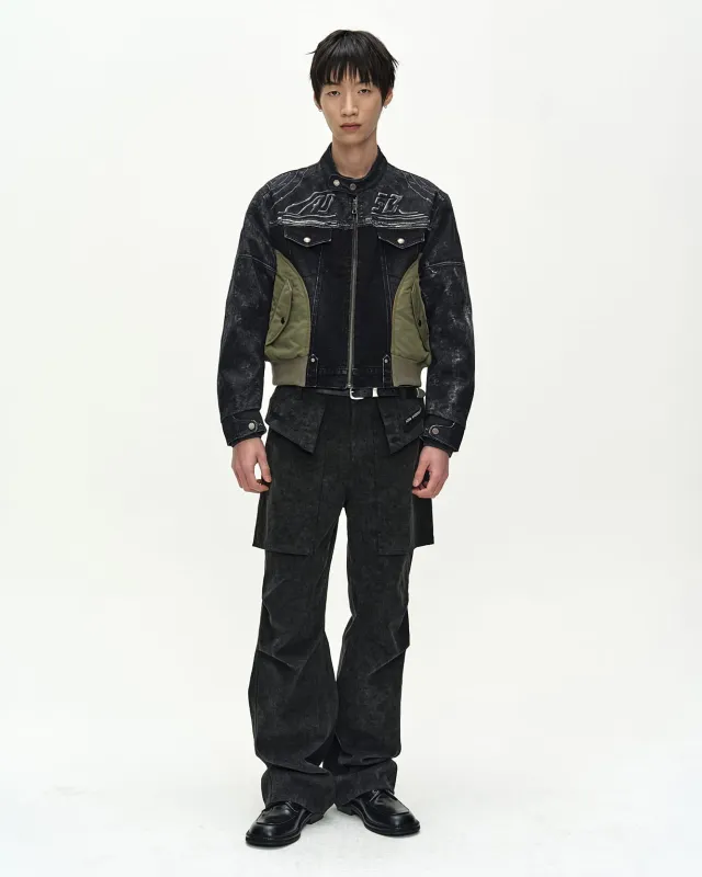 RAPTOR THREE LAYERED WIDE-LEG TROUSERS (BLACK) made by Andersson Bell
