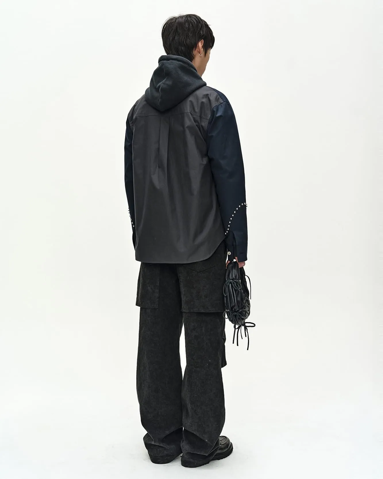 ROGHEN STUDDED SHIRT (DARK NAVY) sold by Andersson Bell product image thumbnail 5