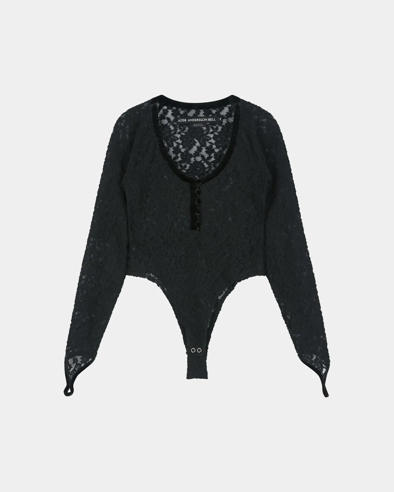 LACE MESH BODYSUIT (BLACK) sold by Andersson Bell product image thumbnail 2