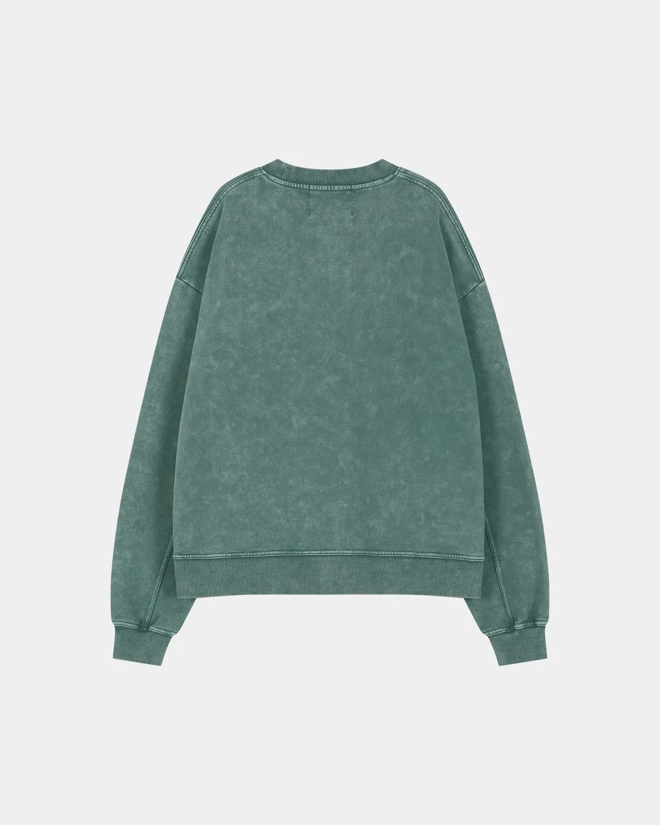(ESSENTIAL) UNISEX HEART FIX SWEATSHIRT (GREEN) sold by Andersson Bell product image thumbnail 3