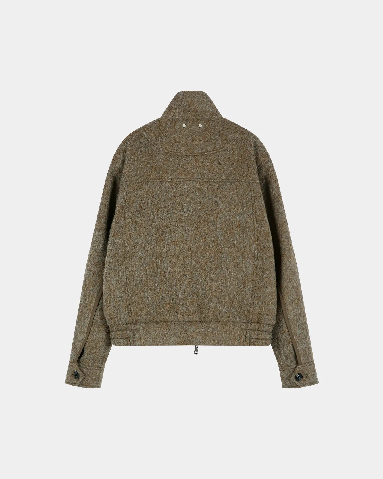 LINUS HARRINGTON WOOL JACKET (BROWN/GREY) sold by Andersson Bell product image thumbnail 3