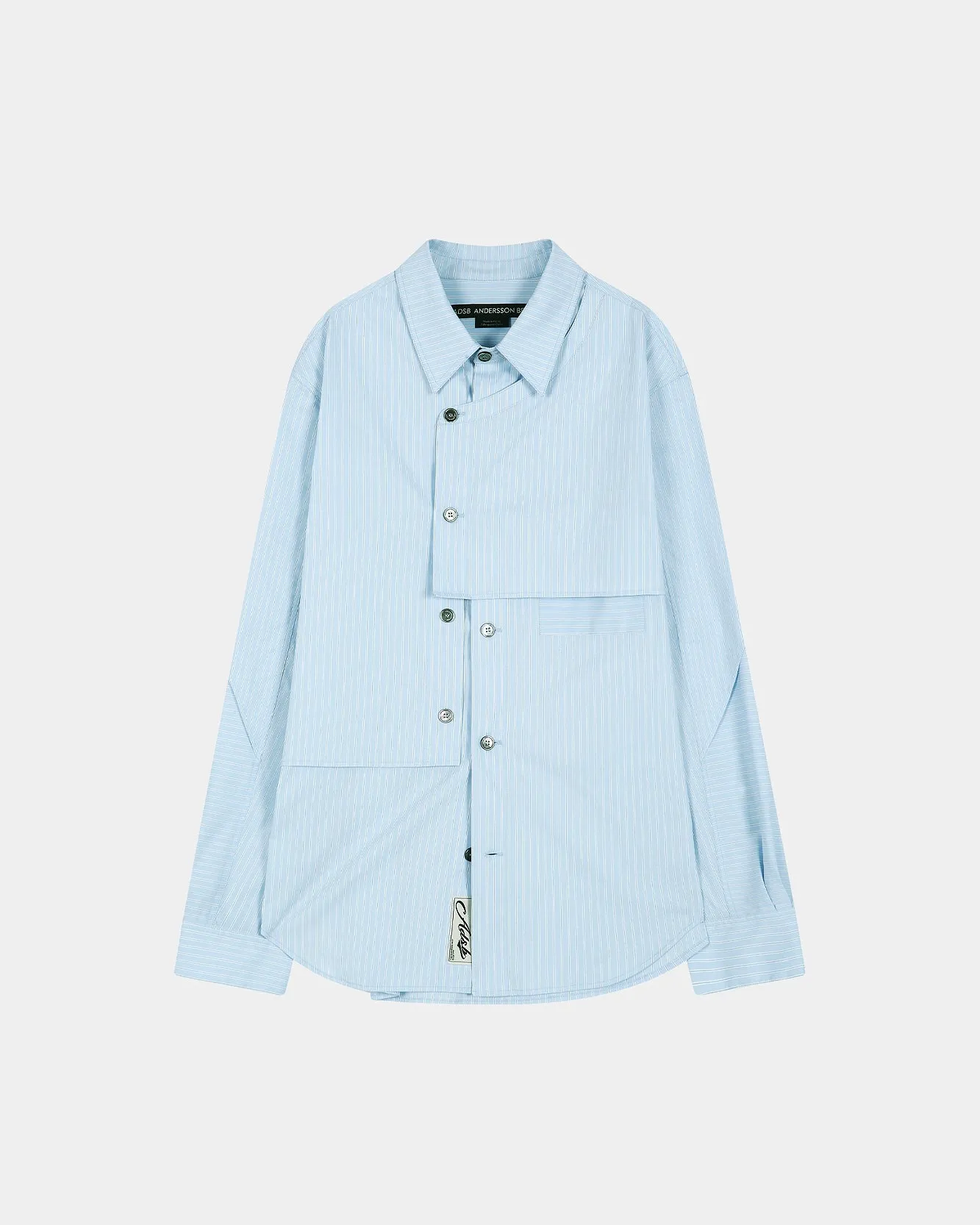 MAEY STRIPE LAYERED SHIRT (BLUE STRIPE) sold by Andersson Bell product image thumbnail 2