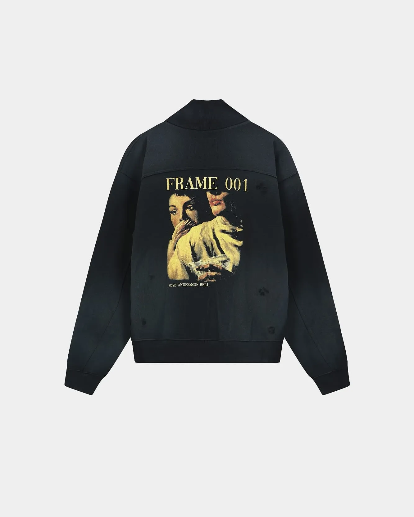 FRAME 001 HIGH-NECK ZIP UP (CHARCOAL) sold by Andersson Bell product image thumbnail 3