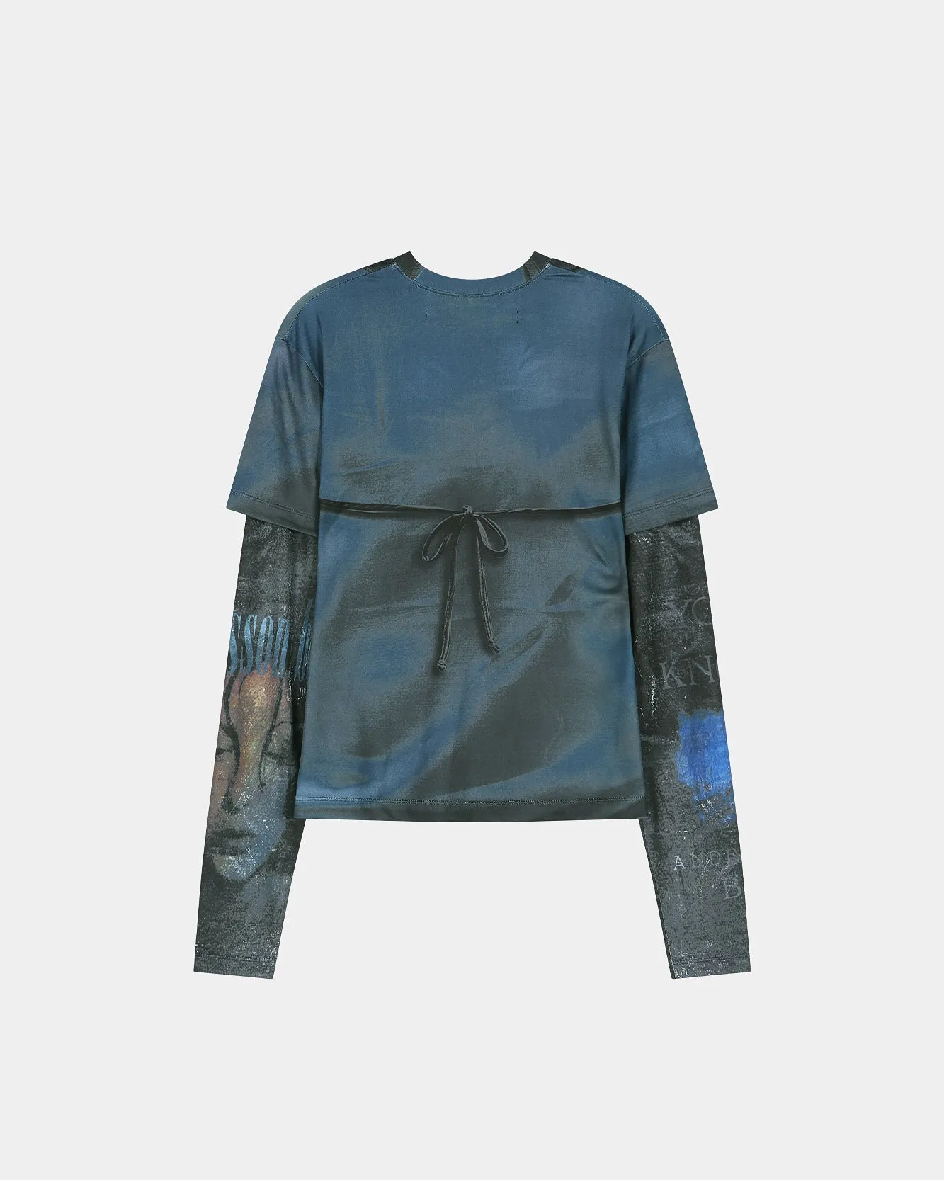 ROCK ARCHIVE LAYERED T-SHIRT (BLACK) sold by Andersson Bell product image thumbnail 3