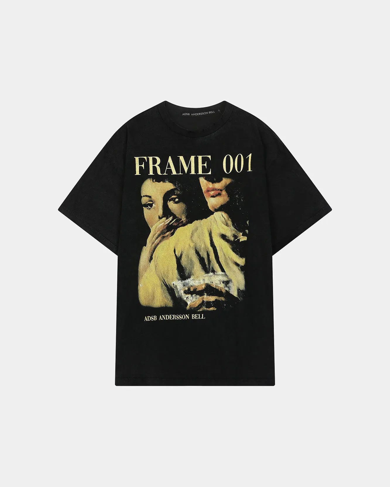 LAYERED FRAME 001 PRINTED T-SHIRT (CHARCOAL) sold by Andersson Bell product image thumbnail 3