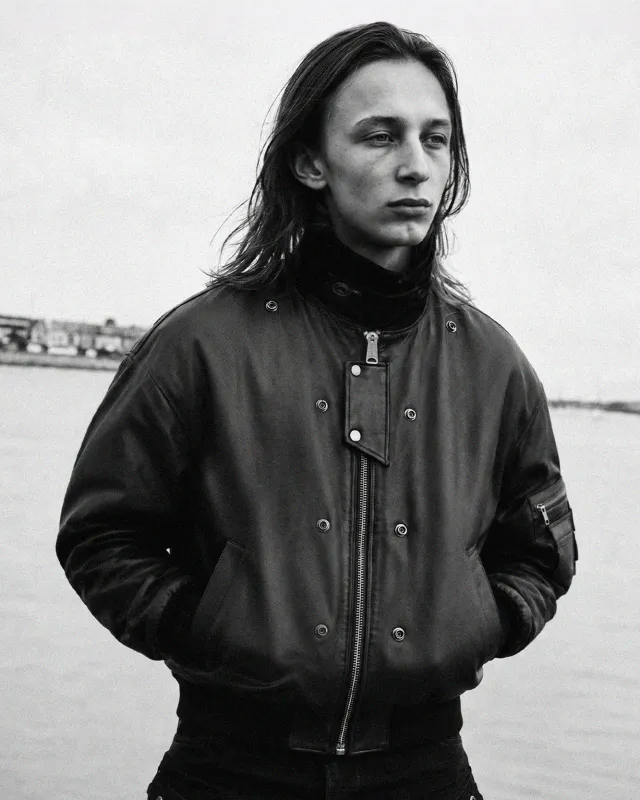 ANDERSSON BELL X ALPHA INDUSTRIES CWU 45/P FLIGHT JACKET (BLACK) made by Andersson Bell