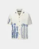 MAY EMBROIDERY OPEN COLLAR SHIRTS atb1055m(ECRU) sold by Andersson Bell