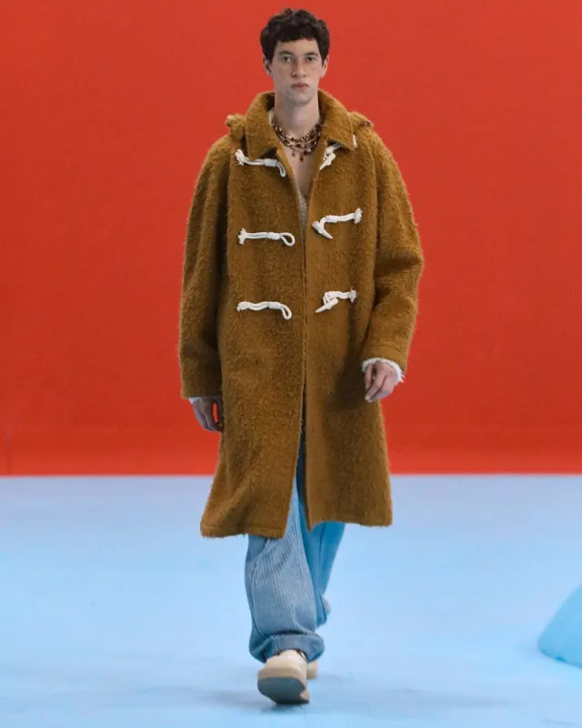 CASENTINO WOOL DUFFLE COAT awa476m(CAMEL) sold by Andersson Bell