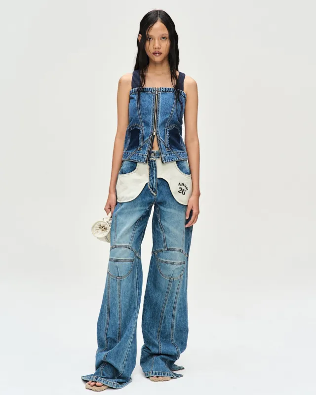 (WOMEN) MADISON CONTOURED JEANS apa711w(BLUE) made by Andersson Bell