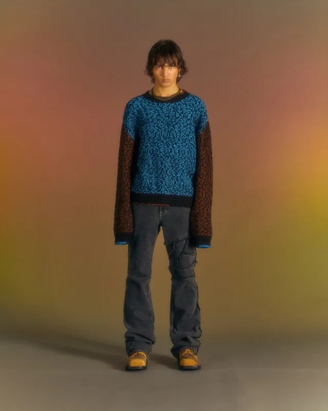 NET CREW-NECK SWEATER atb1036m(MULTI) sold by Andersson Bell