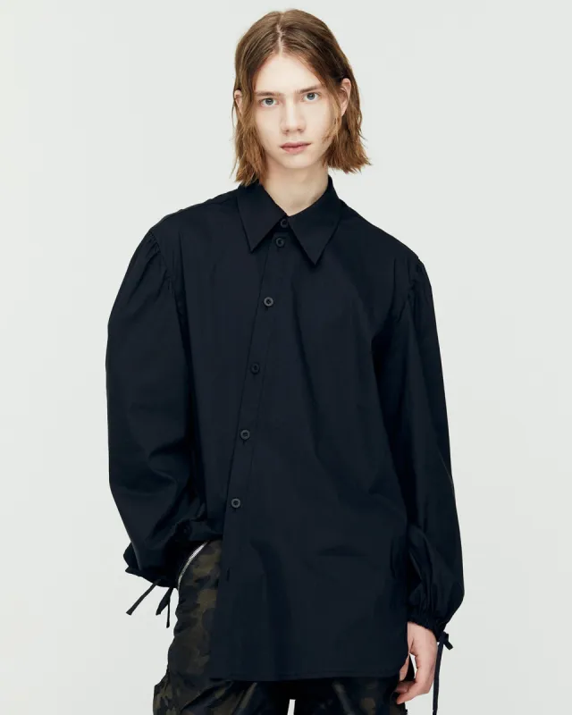 BOUQUET ASYMMETRIC SHIRTS atb1138m(BLACK) made by Andersson Bell