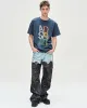 (ESSENTIAL) UNISEX ADSB CATERPILLAR T-SHIRTS atb1125u(NAVY) sold by Andersson Bell