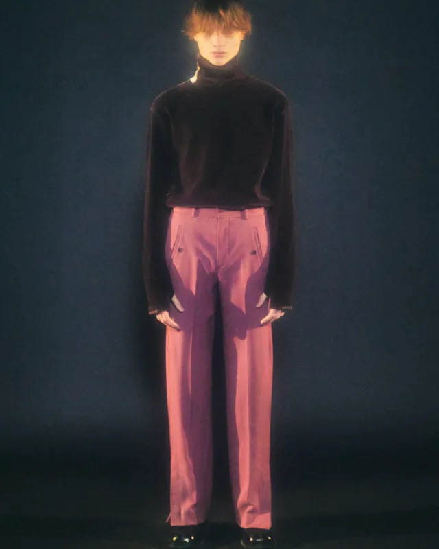 ARZENT WIDE LEG TROUSERS apa557m(PINK) sold by Andersson Bell