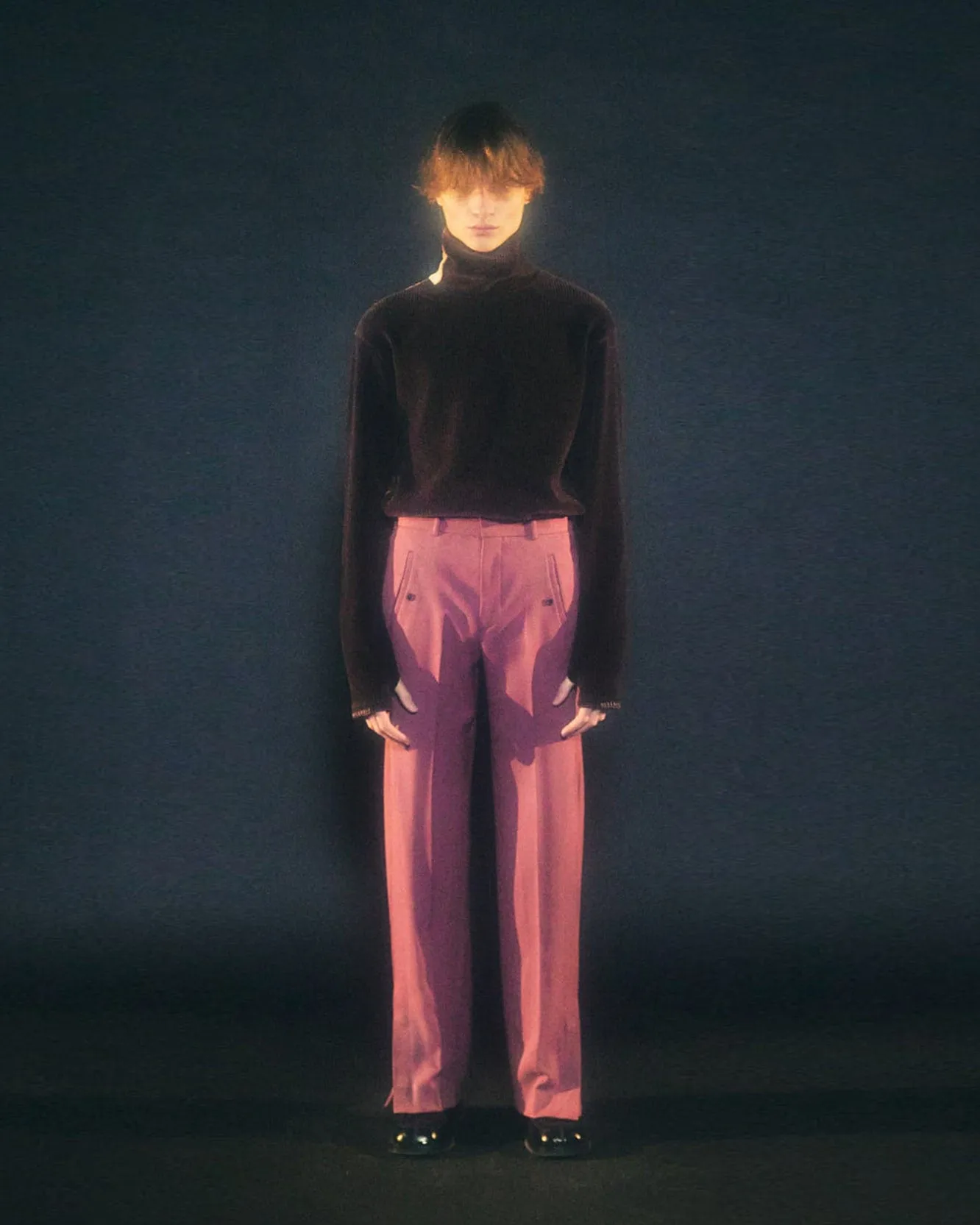 ARZENT WIDE LEG TROUSERS apa557m(PINK) sold by Andersson Bell product image thumbnail 4