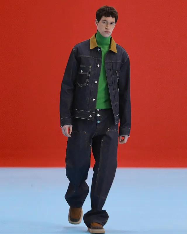 INDIGO DENIM TRUCKER JACKET awa477m(INDIGO) sold by Andersson Bell