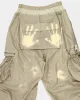 (WOMEN) BALLOON POCKET PARACHUTE PANTS apa709w(YELLOW BEIGE) sold by Andersson Bell