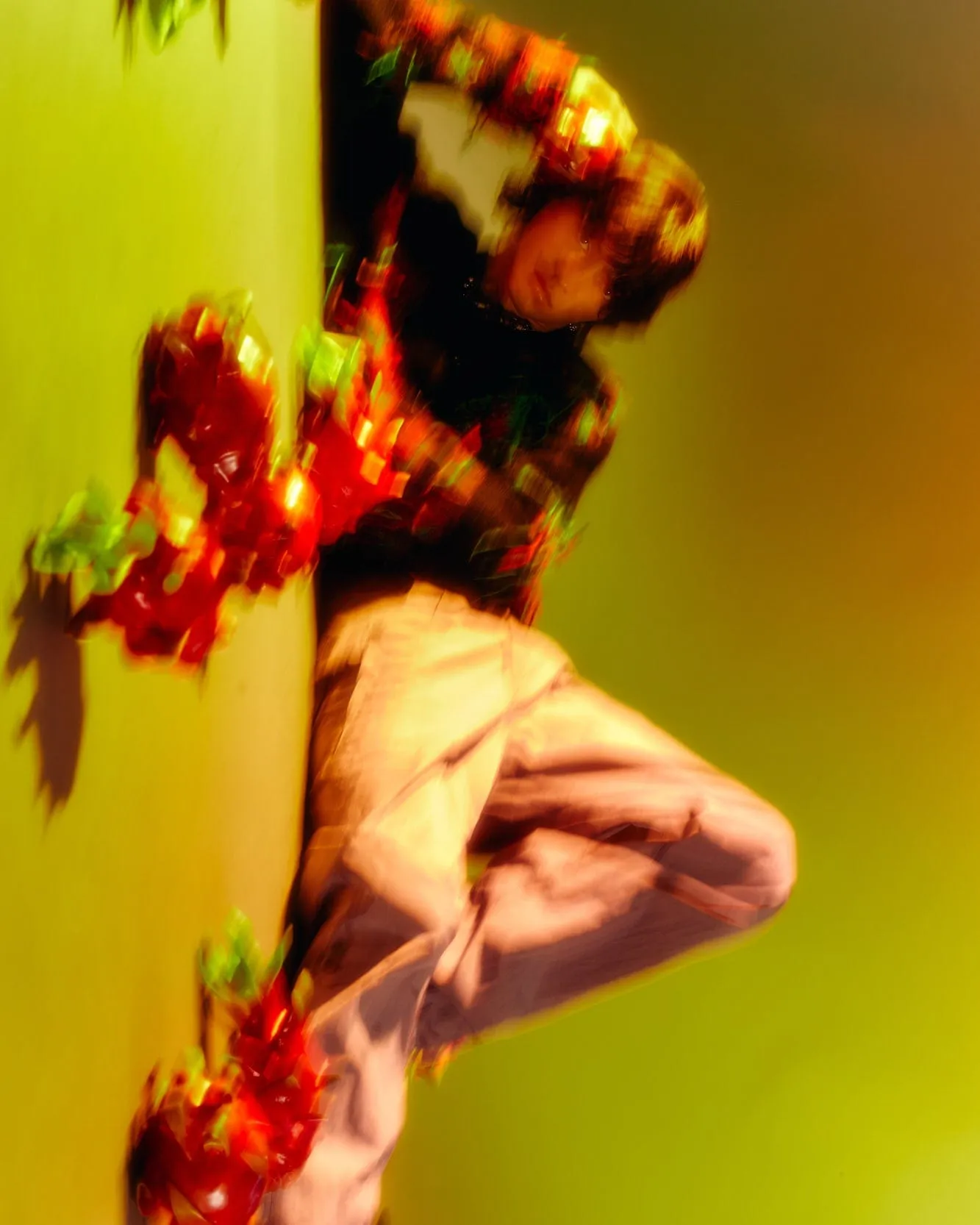 CRACK NYLON INSIDE-OUT TROUSER apa673m(PURPLE) sold by Andersson Bell product image thumbnail 5