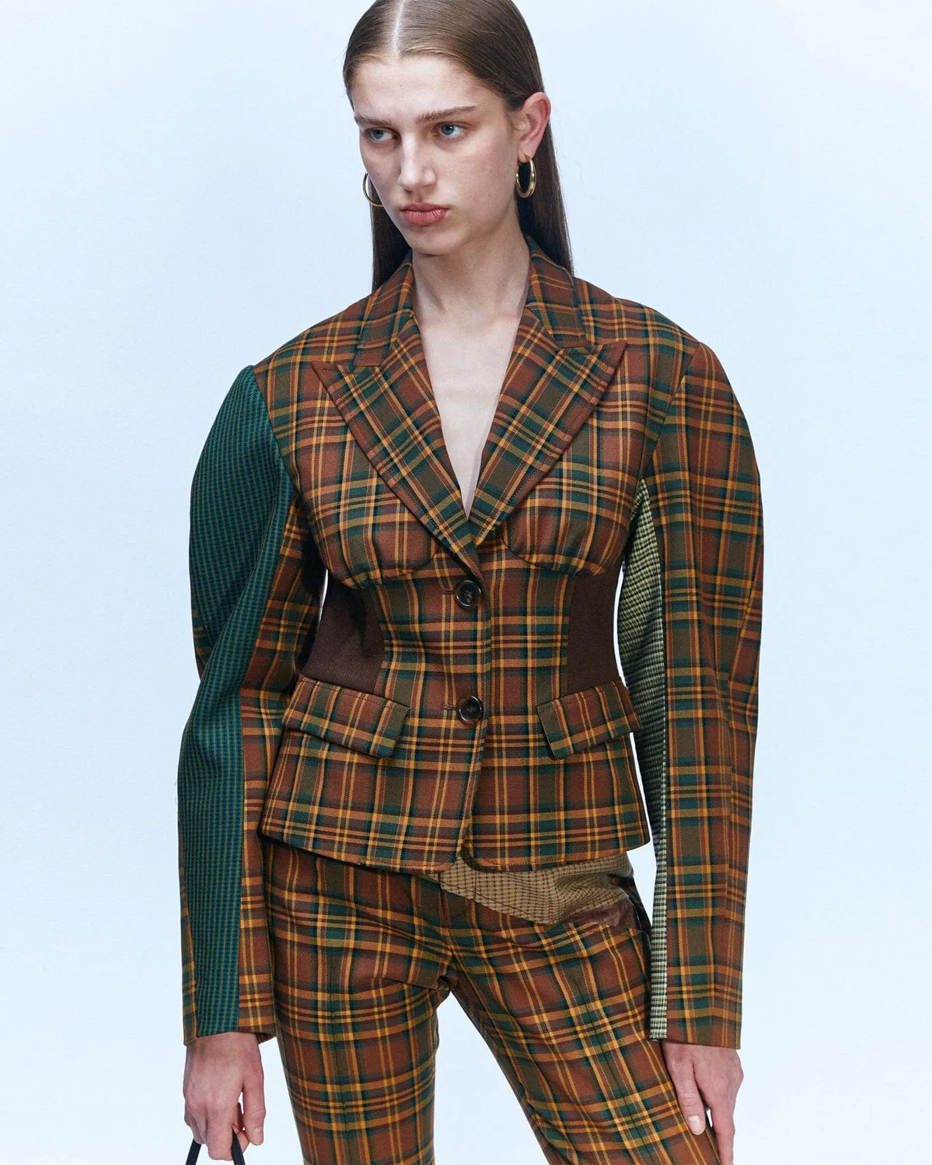 MIKA PUFF SLEEVE JACKET awa518w(BROWN) sold by Andersson Bell product image thumbnail 5